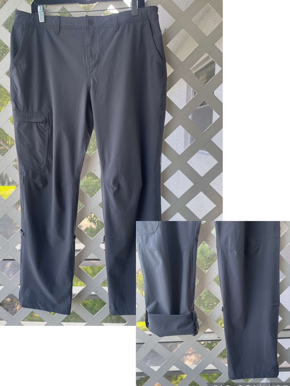 REI Sahara Roll Up Convertible Hiking Pants 14 Petite
